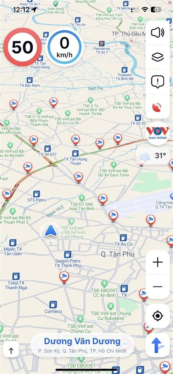 Danh sách camera phạt nguội tại tphcm