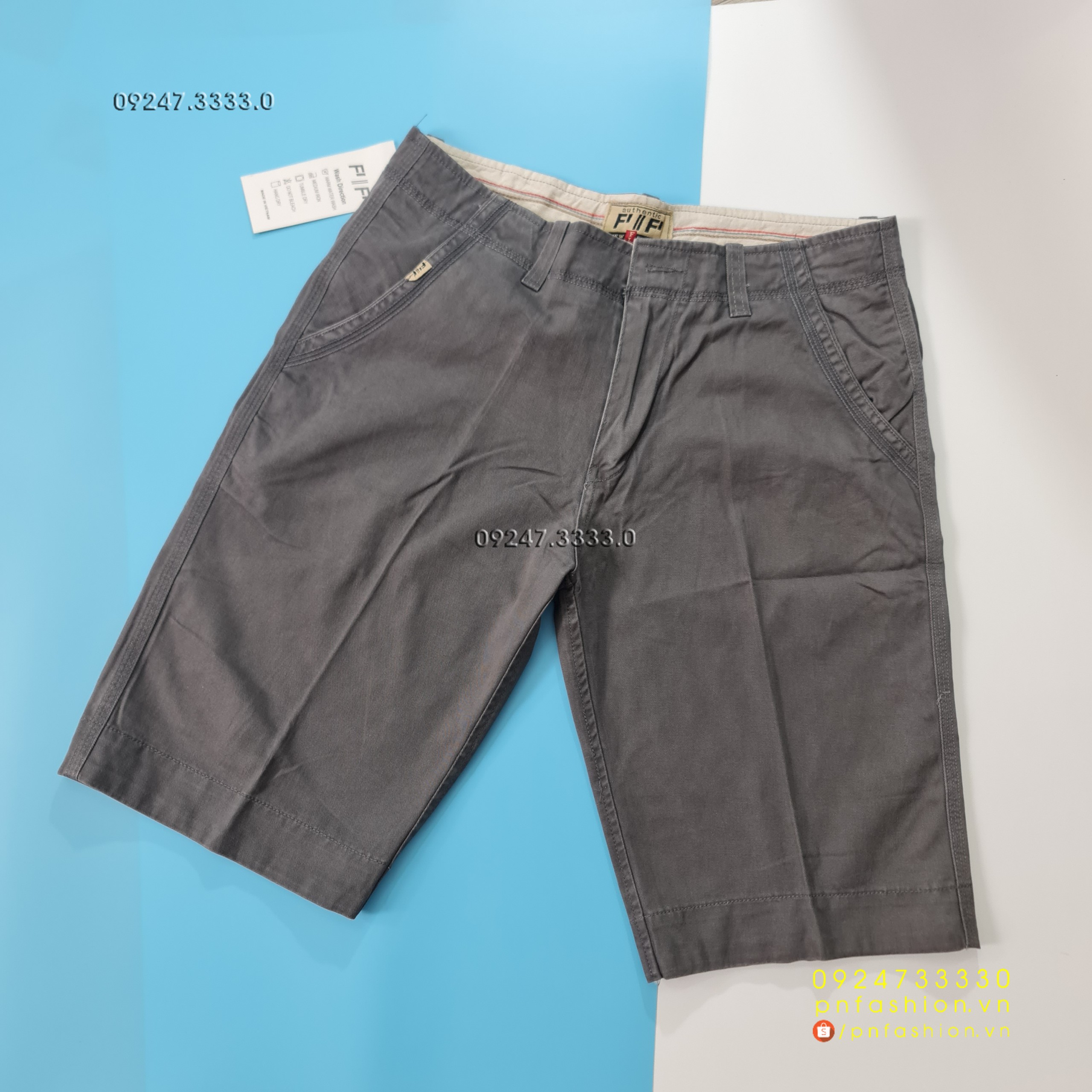 [30] Quần short nam Kaki cao cấp - PN241121-XT30