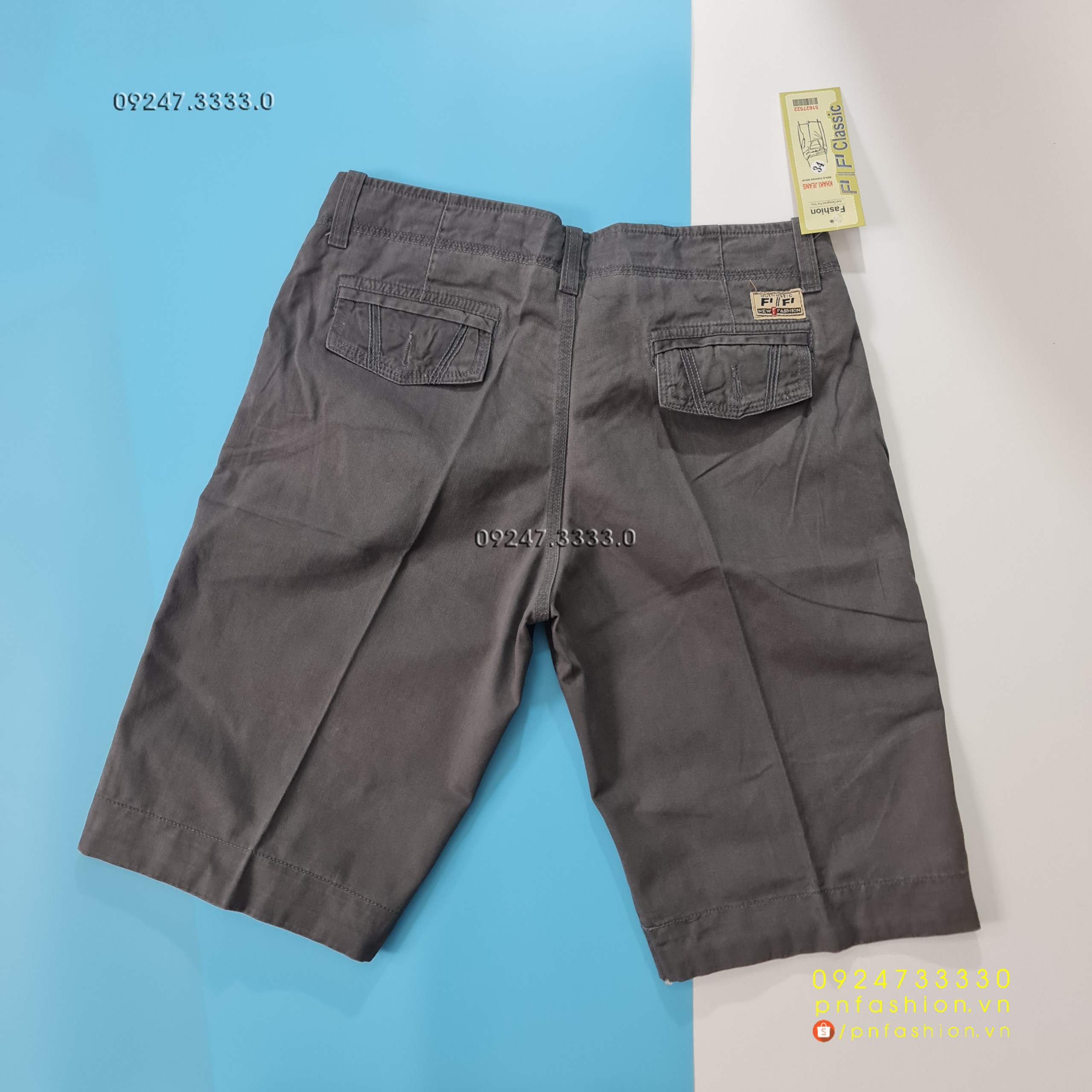 [30] Quần short nam Kaki cao cấp - PN241121-XT30