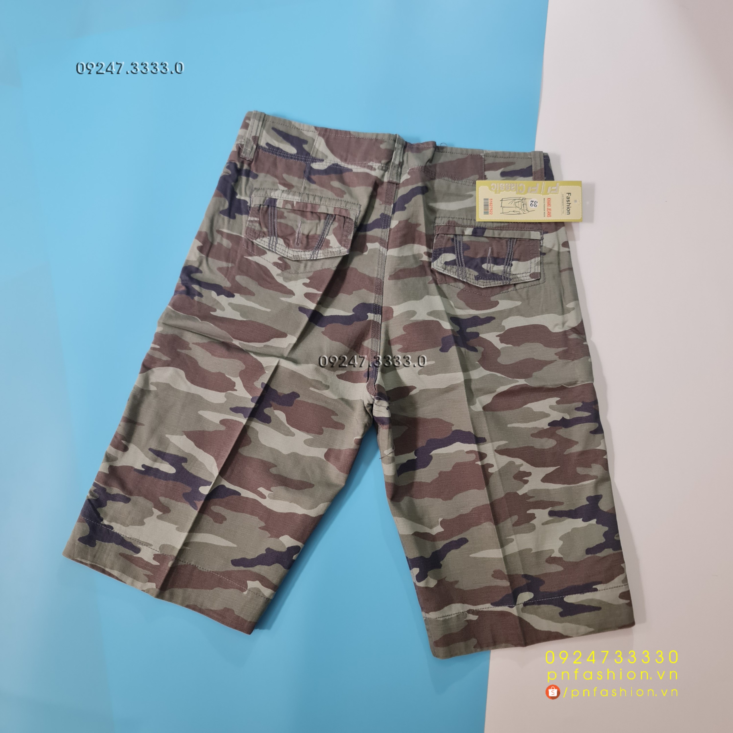 [32] Quần short nam Kaki cao cấp - PN241121- QD32