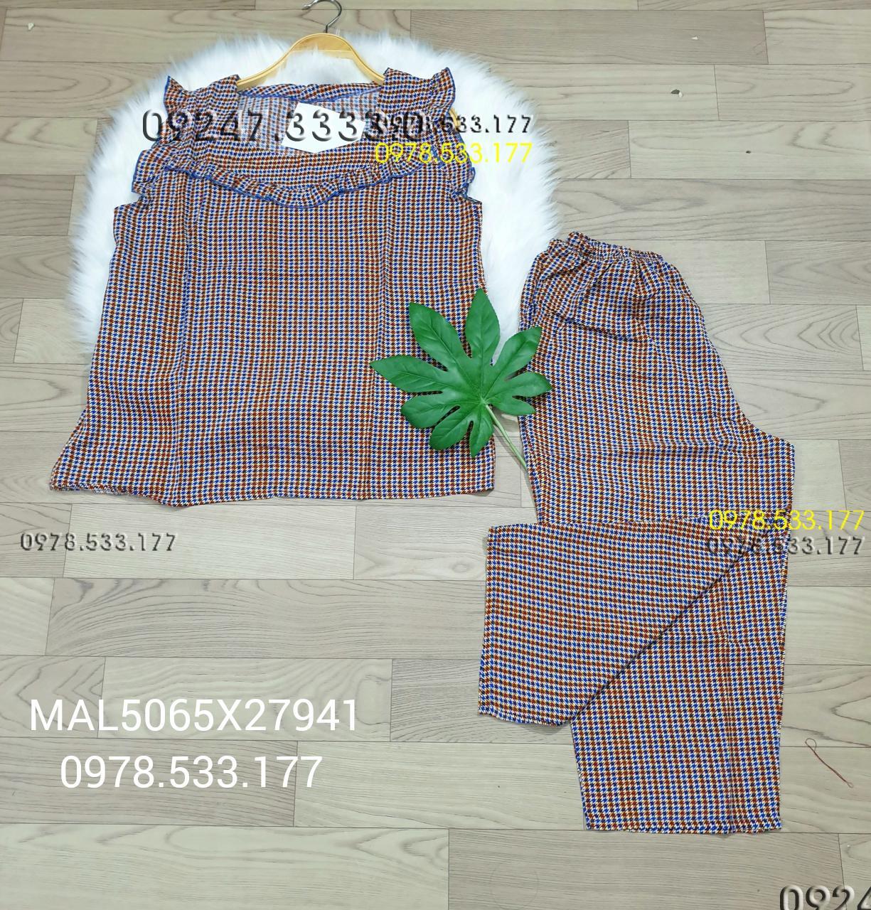 [50-65kg] Đồ bộ mặc nhà Mango 9 tấc cánh tiên trẻ trung - MAL5065X27941