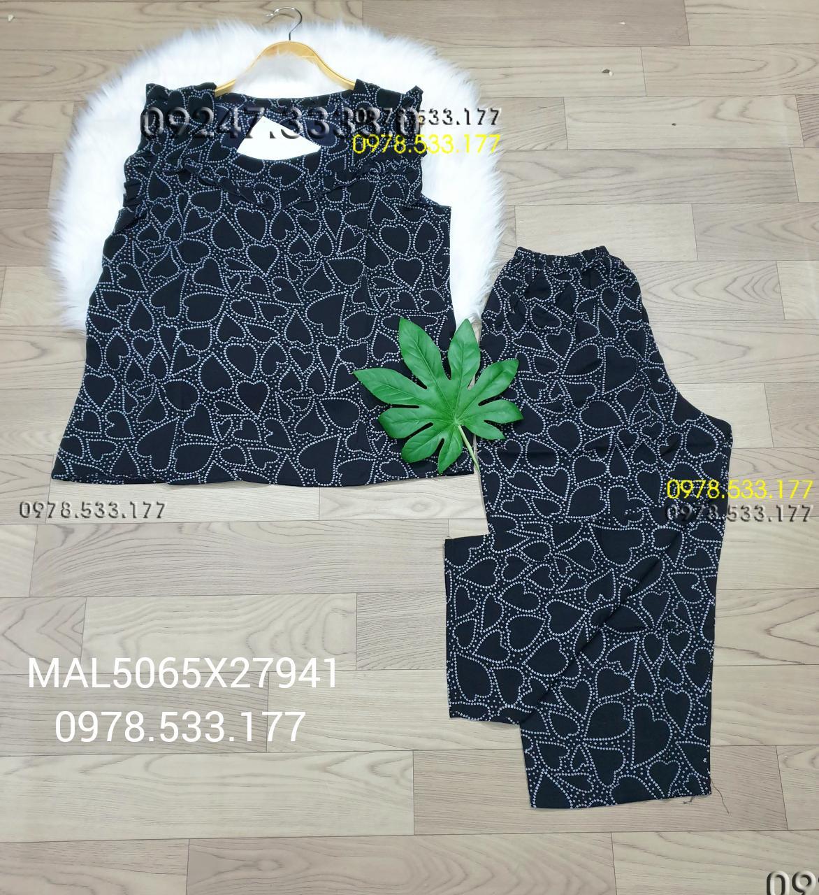 [50-65kg] Đồ bộ mặc nhà Mango 9 tấc cánh tiên trẻ trung - MAL5065X27941