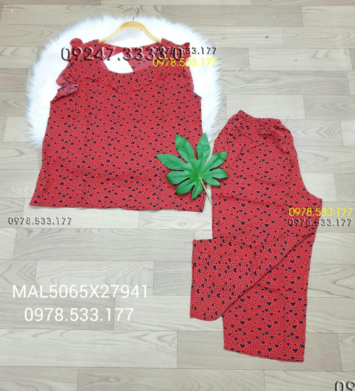 [50-65kg] Đồ bộ mặc nhà Mango 9 tấc cánh tiên trẻ trung - MAL5065X27941