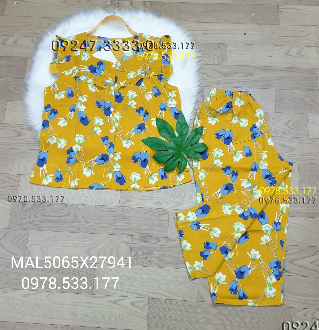 [50-65kg] Đồ bộ mặc nhà Mango 9 tấc cánh tiên trẻ trung - MAL5065X27941