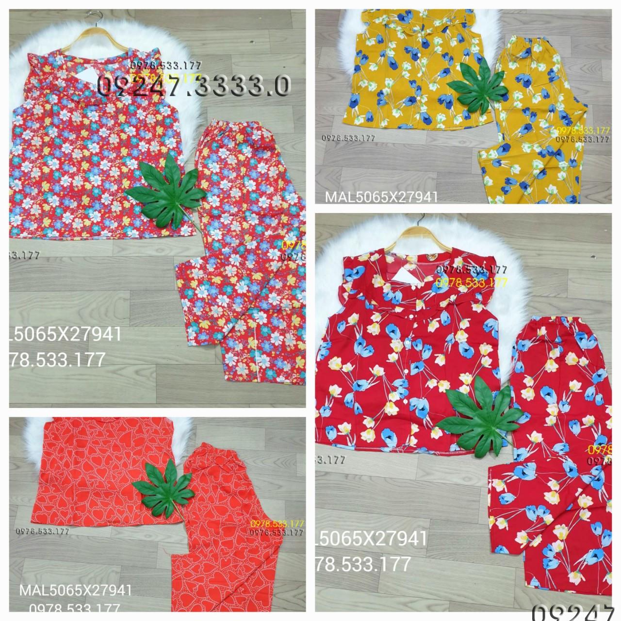 [50-65kg] Đồ bộ mặc nhà Mango 9 tấc cánh tiên trẻ trung - MAL5065X27941