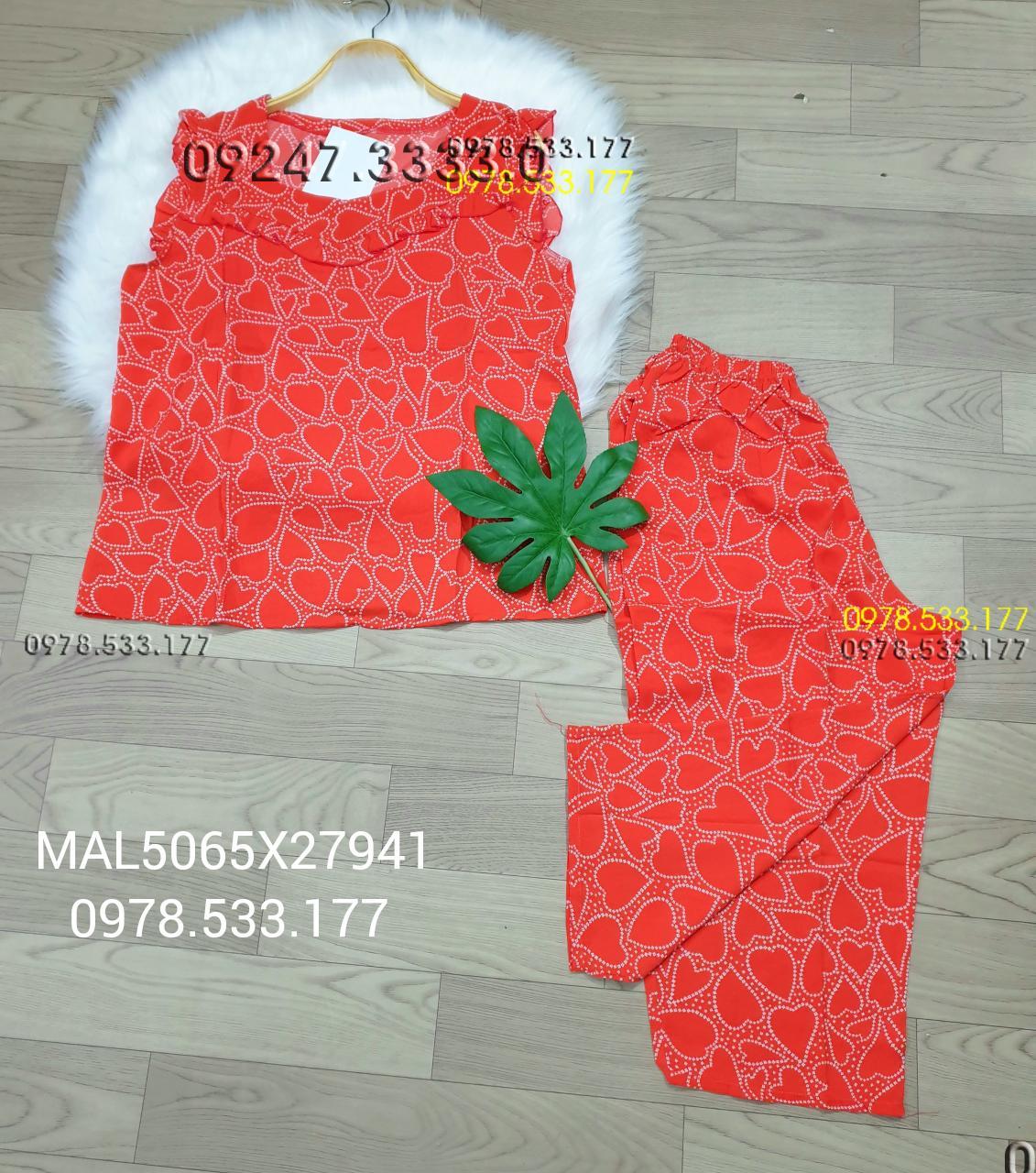 [50-65kg] Đồ bộ mặc nhà Mango 9 tấc cánh tiên trẻ trung - MAL5065X27941