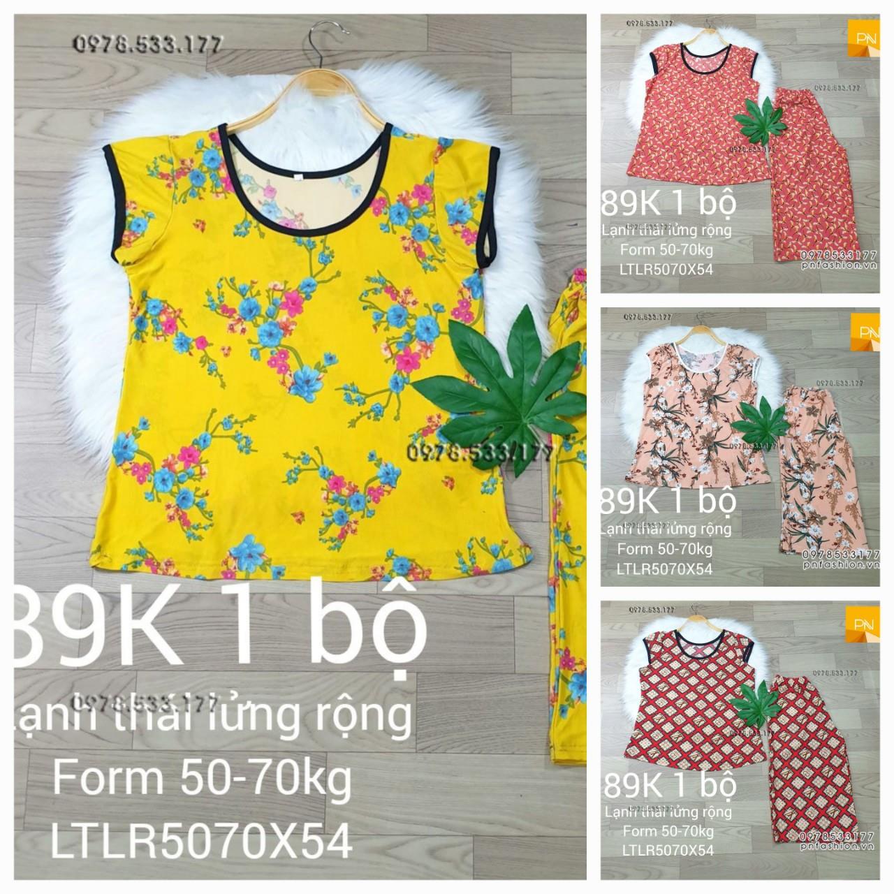 [50-70kg] Bộ trung niên lạnh thái lửng ống rộng - LTLR5070X54	