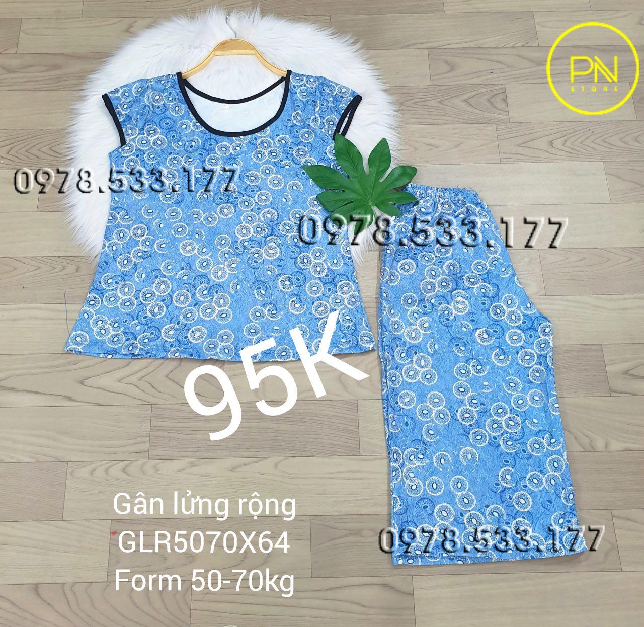 [50-70KG] Đồ bộ trung niên gân lửng rộng cao cấp - GLR5070X64