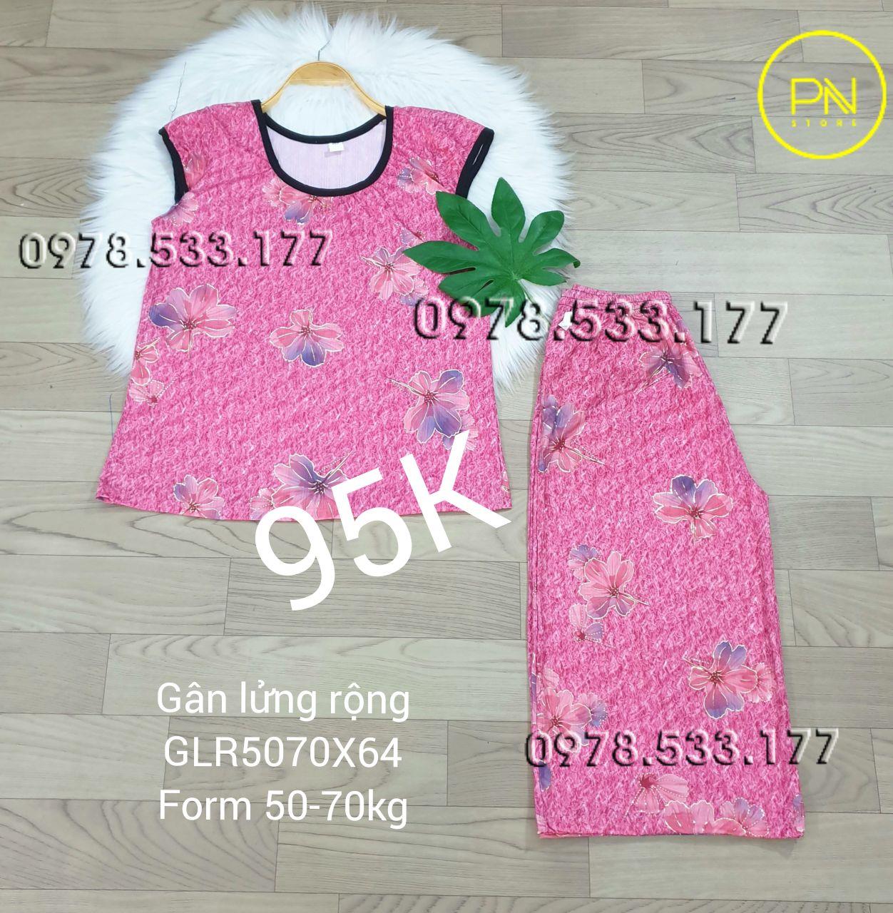 [50-70KG] Đồ bộ trung niên gân lửng rộng cao cấp - GLR5070X64