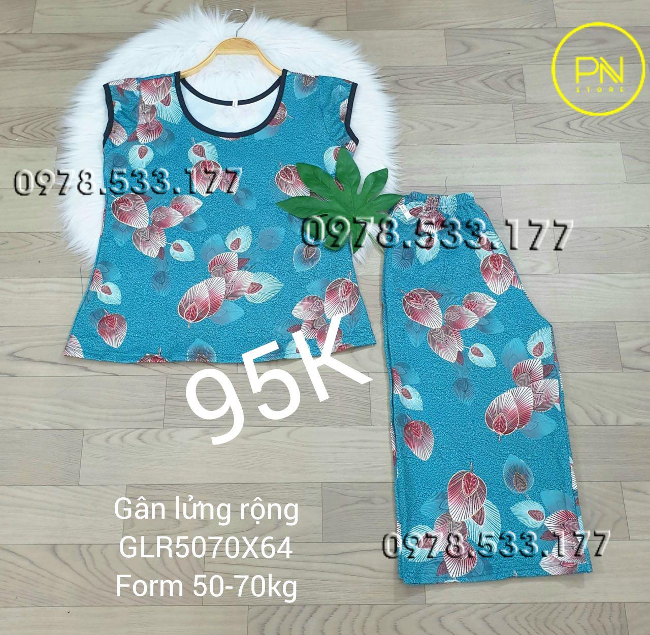 [50-70KG] Đồ bộ trung niên gân lửng rộng cao cấp - GLR5070X64