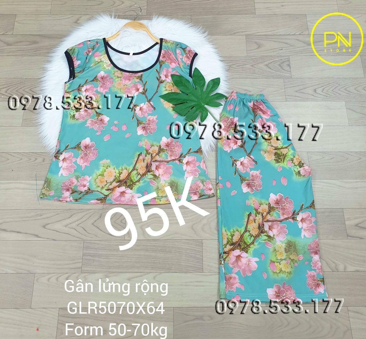 [50-70KG] Đồ bộ trung niên gân lửng rộng cao cấp - GLR5070X64