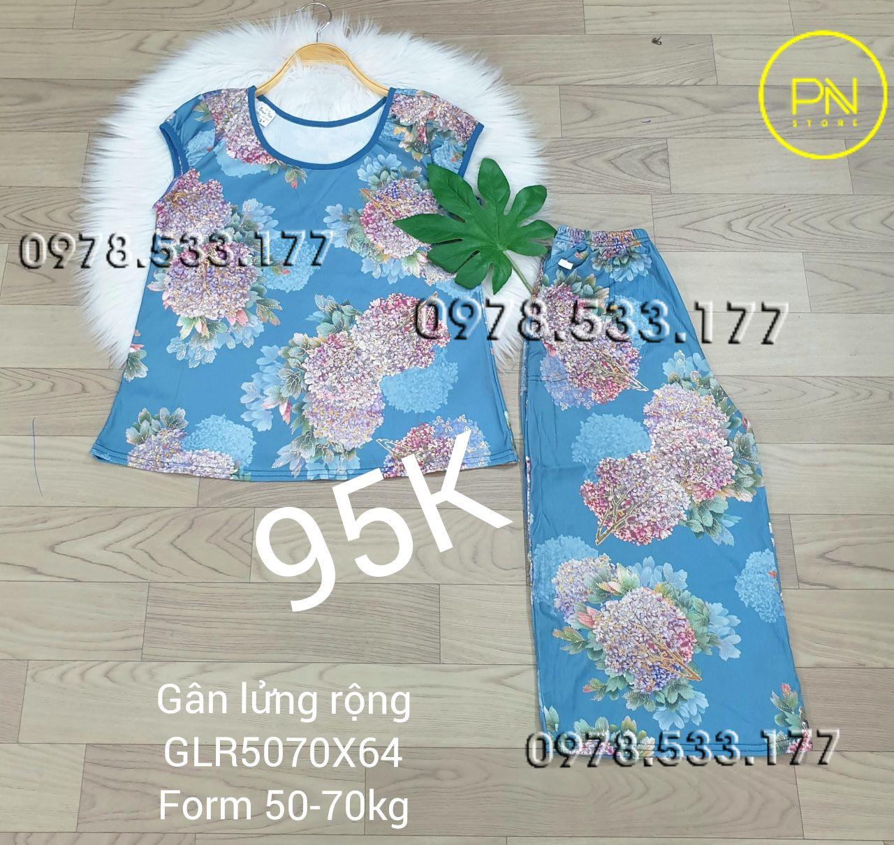 [50-70KG] Đồ bộ trung niên gân lửng rộng cao cấp - GLR5070X64