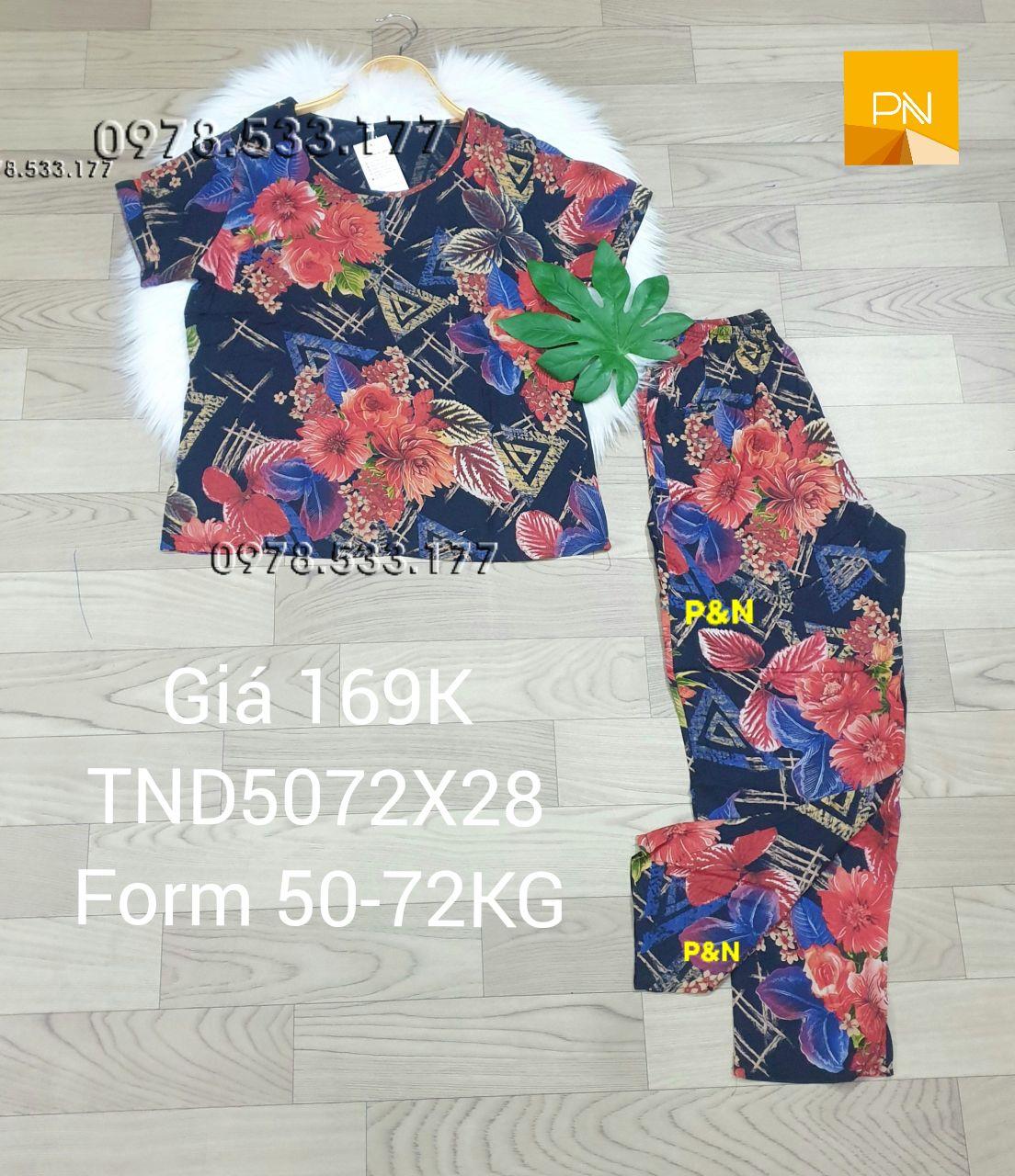 [50-72kg] Đồ bộ trung niên tole nhung quần dài cao cấp sang trọng - TND5072X28