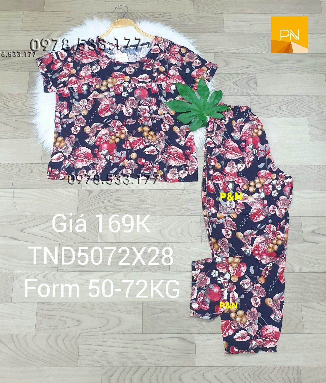 [50-72kg] Đồ bộ trung niên tole nhung quần dài cao cấp sang trọng - TND5072X28