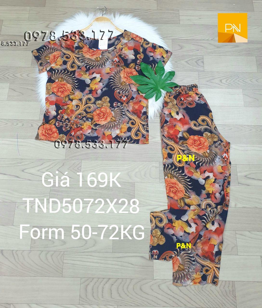 [50-72kg] Đồ bộ trung niên tole nhung quần dài cao cấp sang trọng - TND5072X28