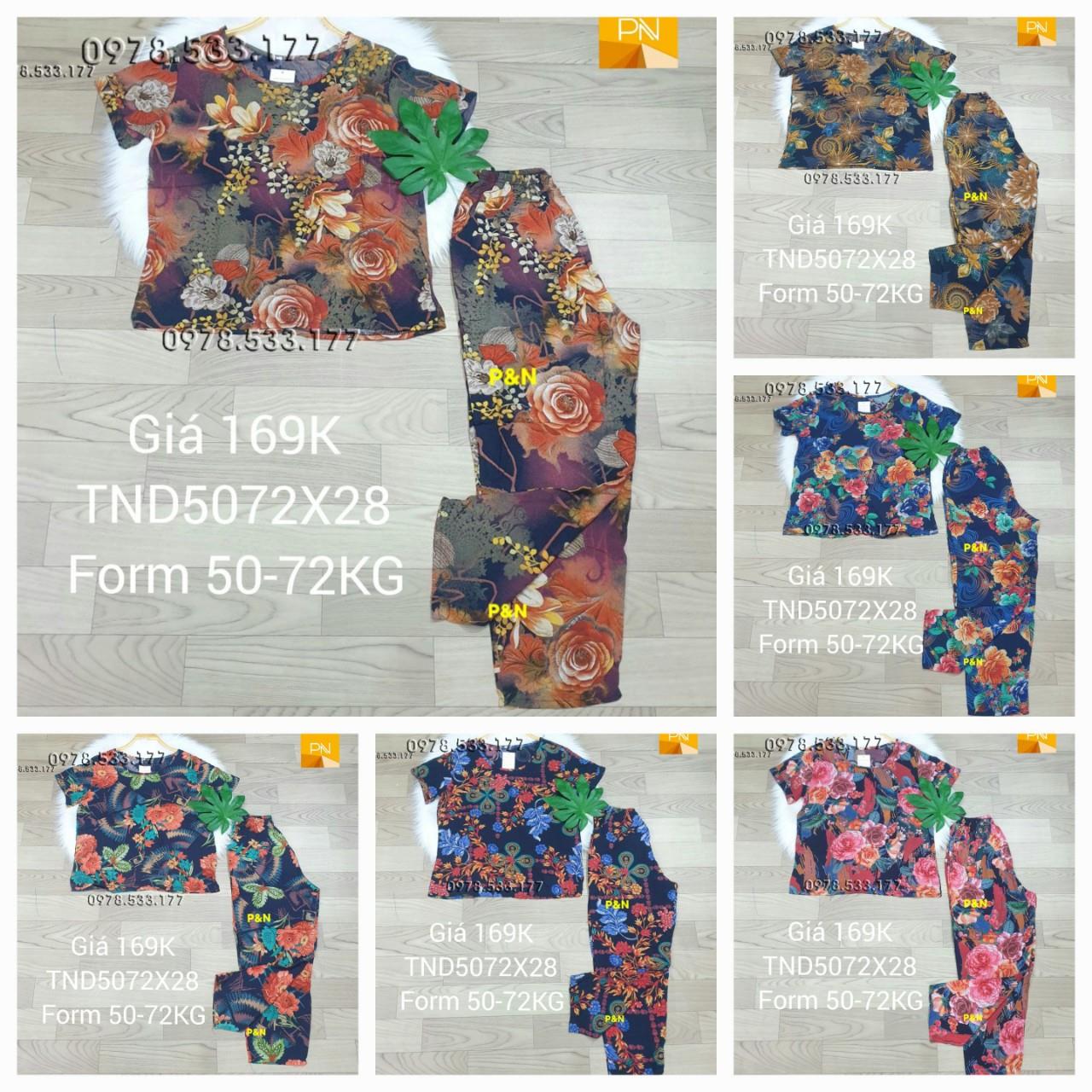 [50-72kg] Đồ bộ trung niên tole nhung quần dài cao cấp sang trọng - TND5072X28