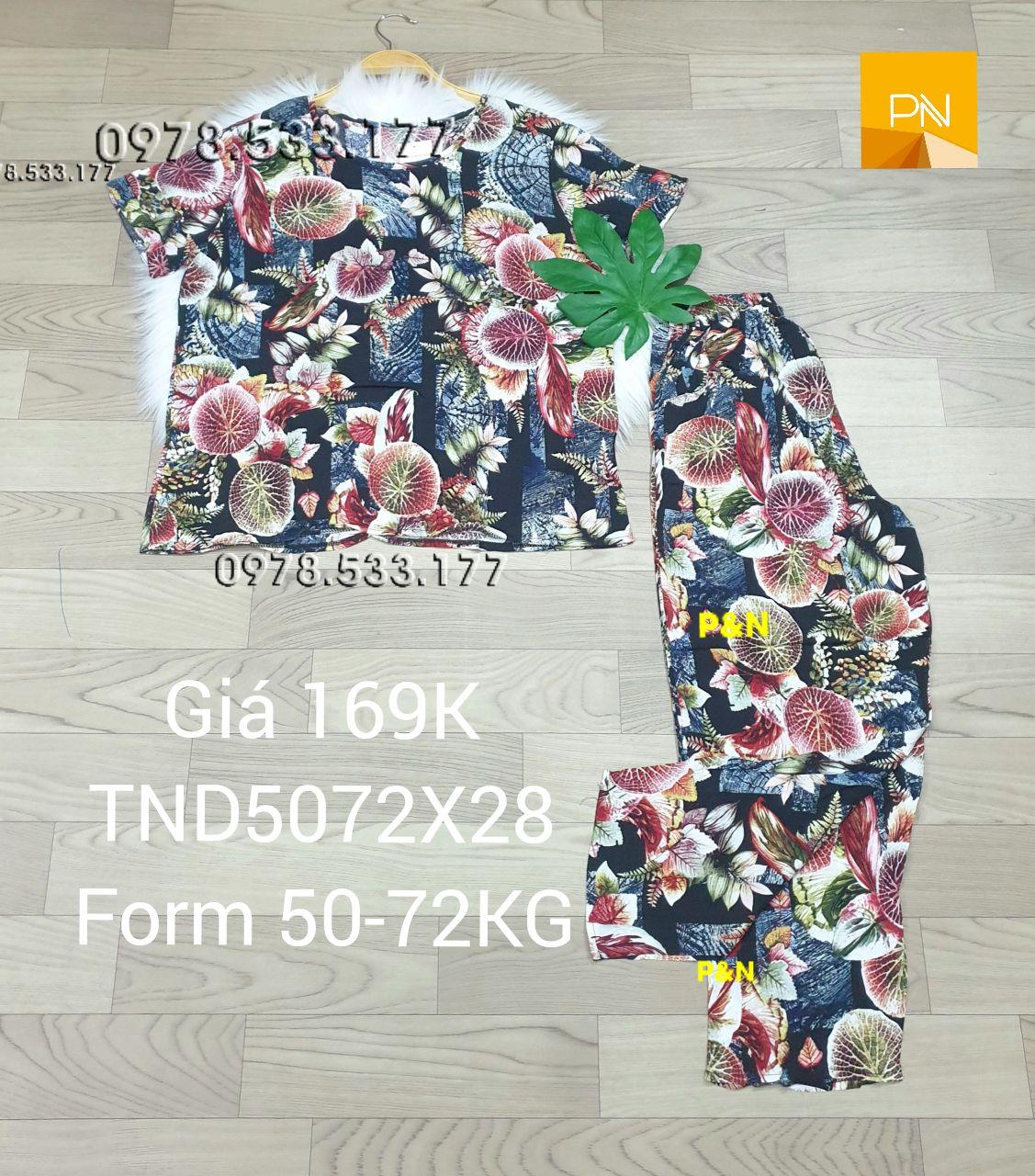 [50-72kg] Đồ bộ trung niên tole nhung quần dài cao cấp sang trọng - TND5072X28