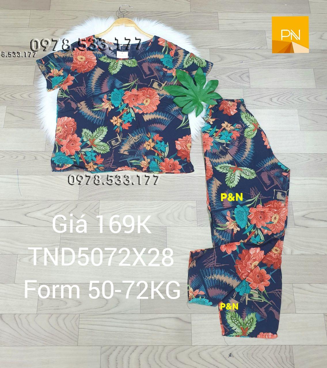 [50-72kg] Đồ bộ trung niên tole nhung quần dài cao cấp sang trọng - TND5072X28