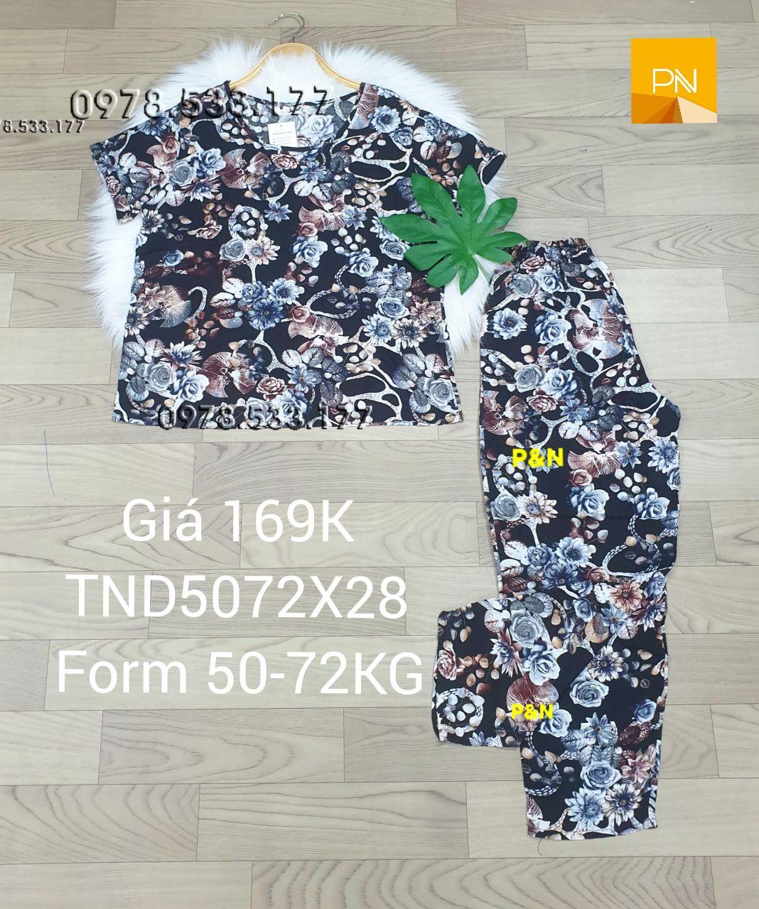 [50-72kg] Đồ bộ trung niên tole nhung quần dài cao cấp sang trọng - TND5072X28