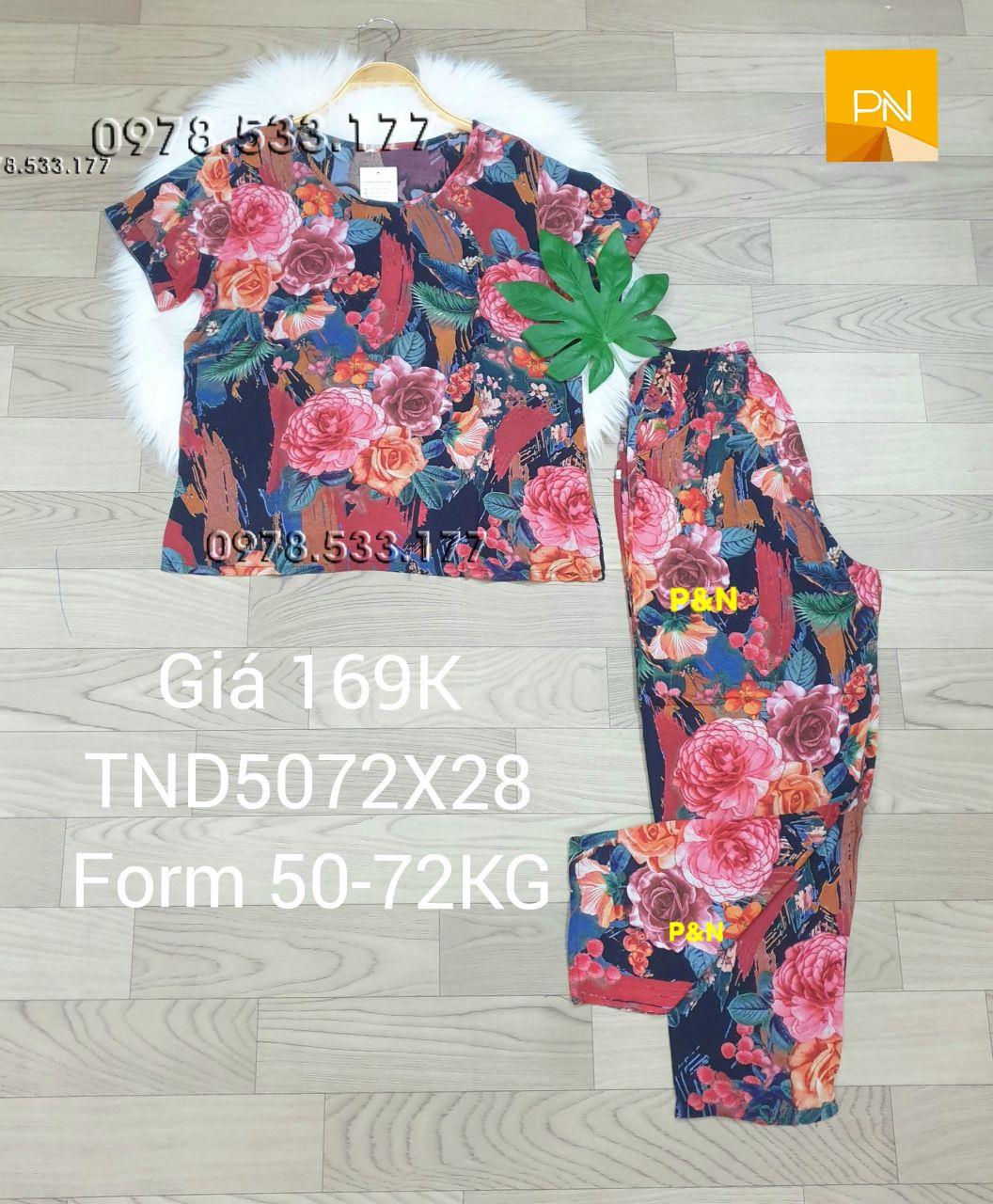 [50-72kg] Đồ bộ trung niên tole nhung quần dài cao cấp sang trọng - TND5072X28