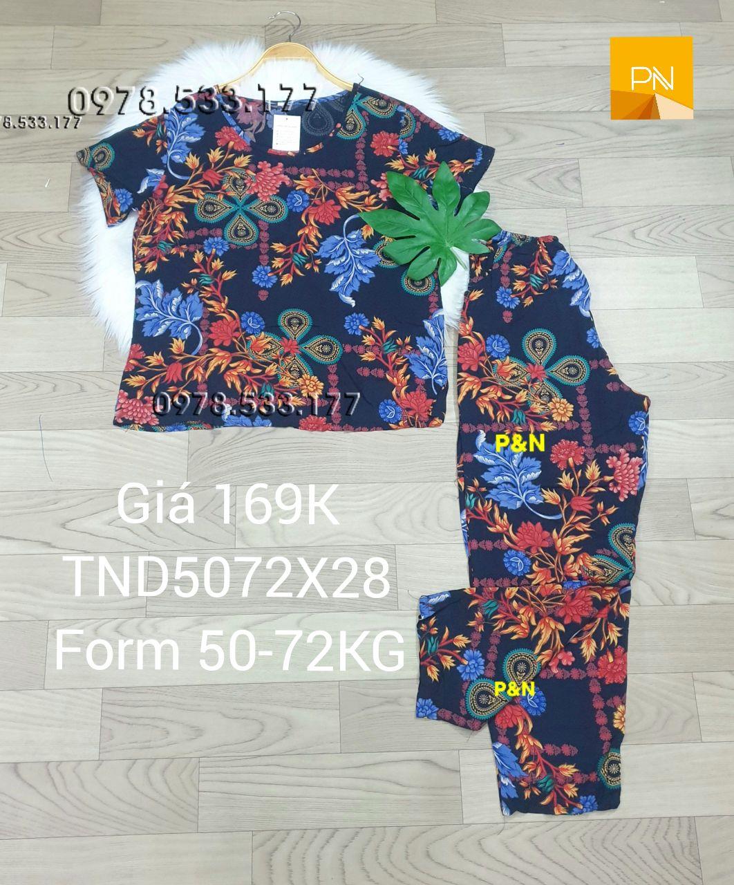 [50-72kg] Đồ bộ trung niên tole nhung quần dài cao cấp sang trọng - TND5072X28