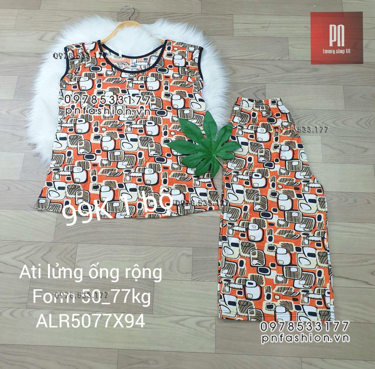 [50-77] Đồ bộ trung niên Ati lửng ống rộng nhiều họa tiết đẹp - ALR5077X94