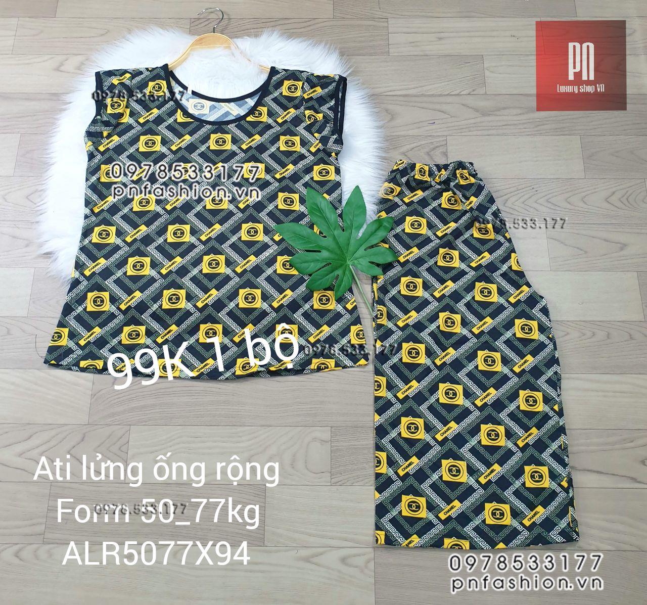 [50-77] Đồ bộ trung niên Ati lửng ống rộng nhiều họa tiết đẹp - ALR5077X94