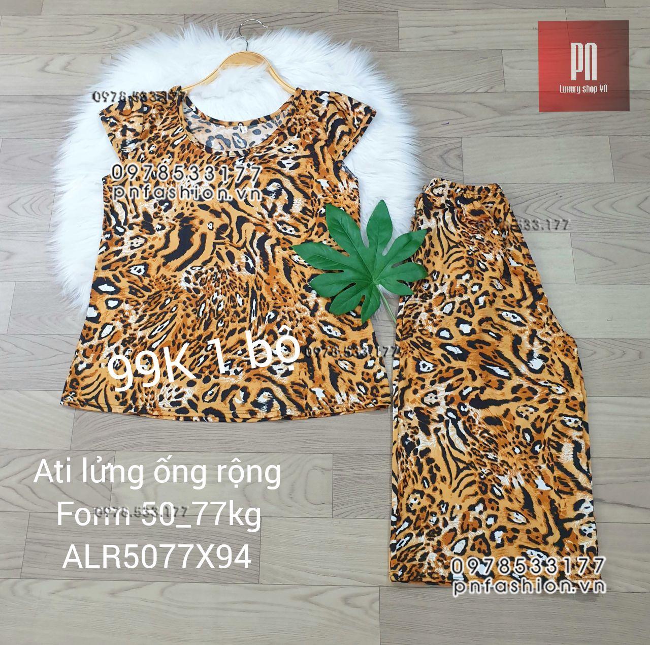 [50-77] Đồ bộ trung niên Ati lửng ống rộng nhiều họa tiết đẹp - ALR5077X94