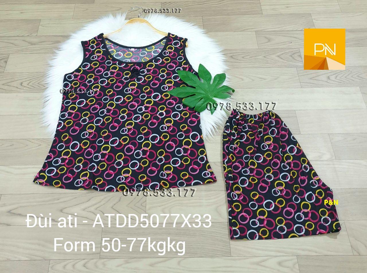 [50-77kg] Đồ bộ trung niên Ati quần đùi giá rẻ đẹp - ATDD5077X33