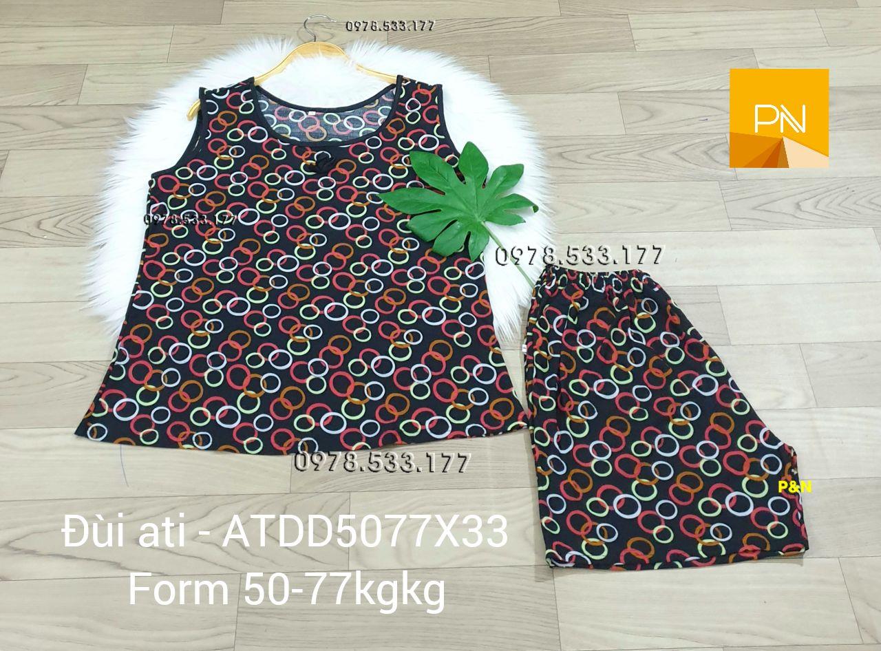 [50-77kg] Đồ bộ trung niên Ati quần đùi giá rẻ đẹp - ATDD5077X33