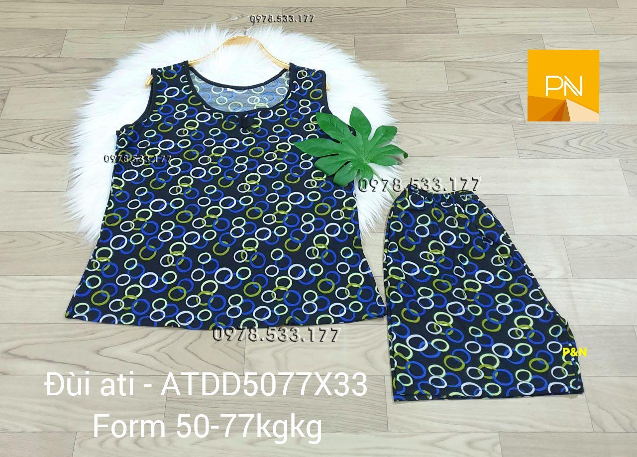 [50-77kg] Đồ bộ trung niên Ati quần đùi giá rẻ đẹp - ATDD5077X33