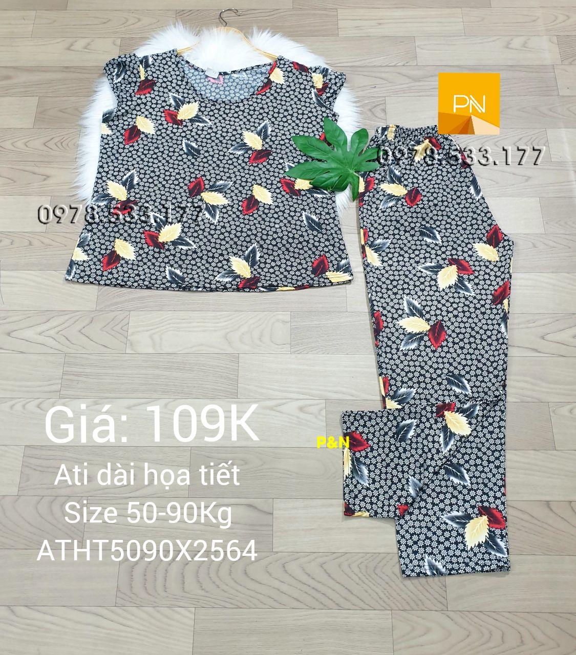 [50-90kg] Đồ bộ trung niên Ati dài Size đại nhiều họa tiết đẹp - ATD5090X2564