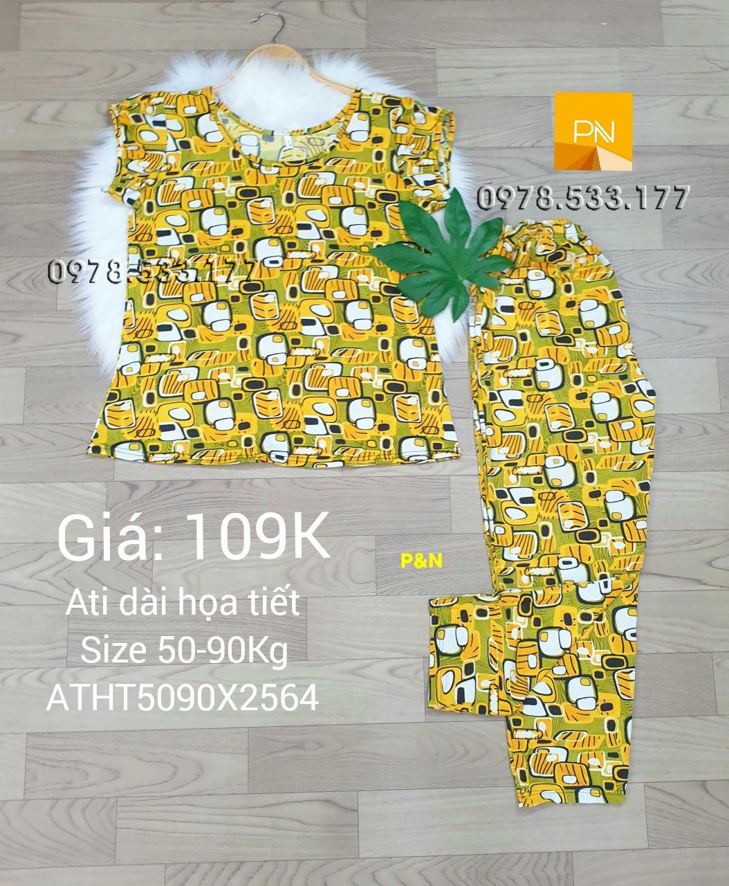 [50-90kg] Đồ bộ trung niên Ati dài Size đại nhiều họa tiết đẹp - ATD5090X2564