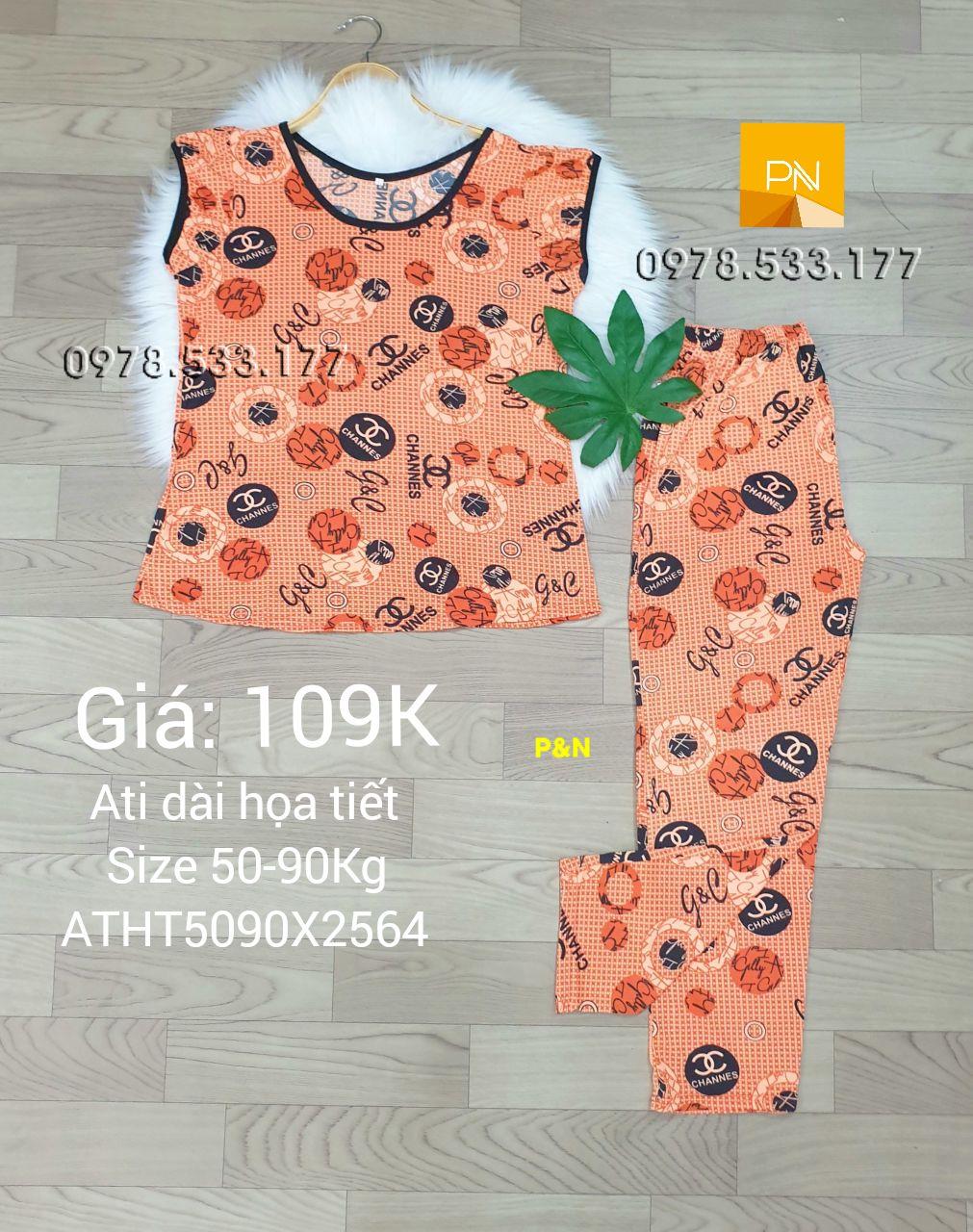 [50-90kg] Đồ bộ trung niên Ati dài Size đại nhiều họa tiết đẹp - ATD5090X2564