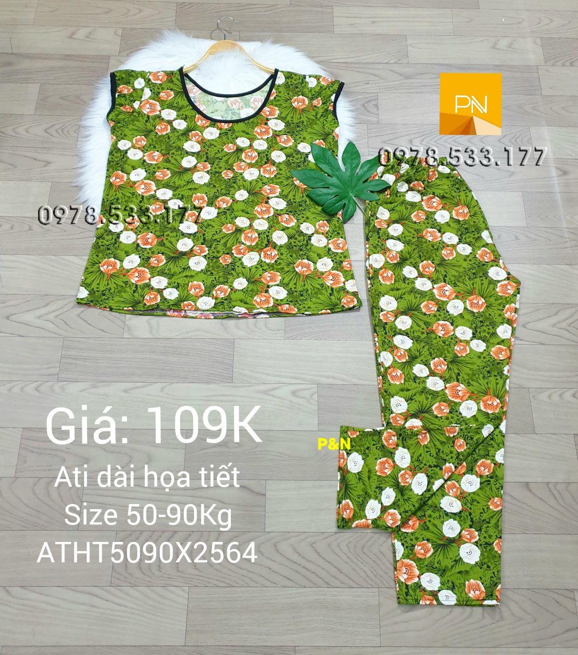 [50-90kg] Đồ bộ trung niên Ati dài Size đại nhiều họa tiết đẹp - ATD5090X2564