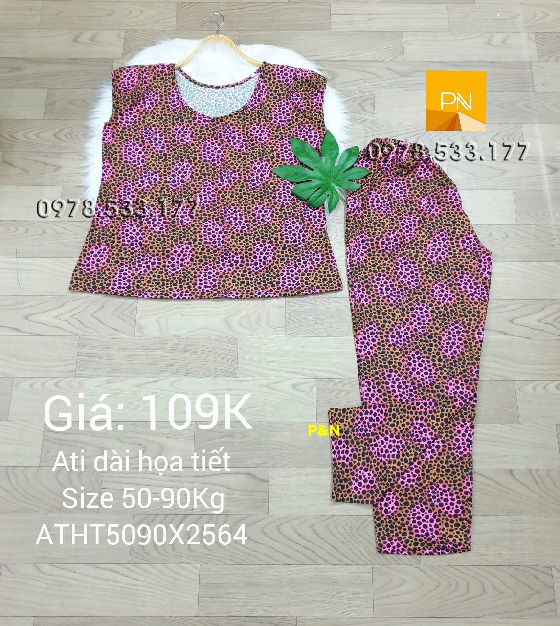 [50-90kg] Đồ bộ trung niên Ati dài Size đại nhiều họa tiết đẹp - ATD5090X2564