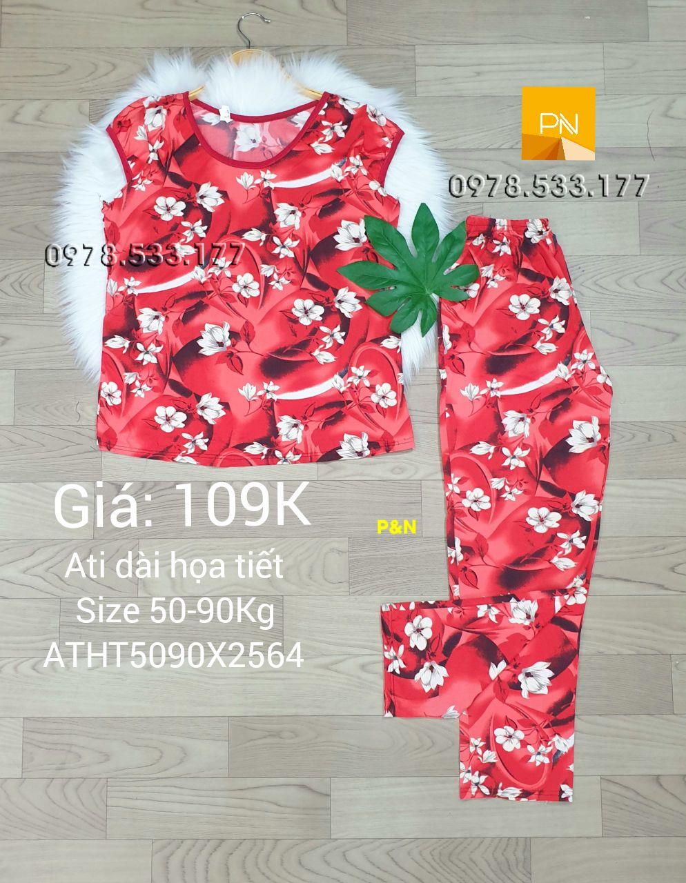 [50-90kg] Đồ bộ trung niên Ati dài Size đại nhiều họa tiết đẹp - ATD5090X2564