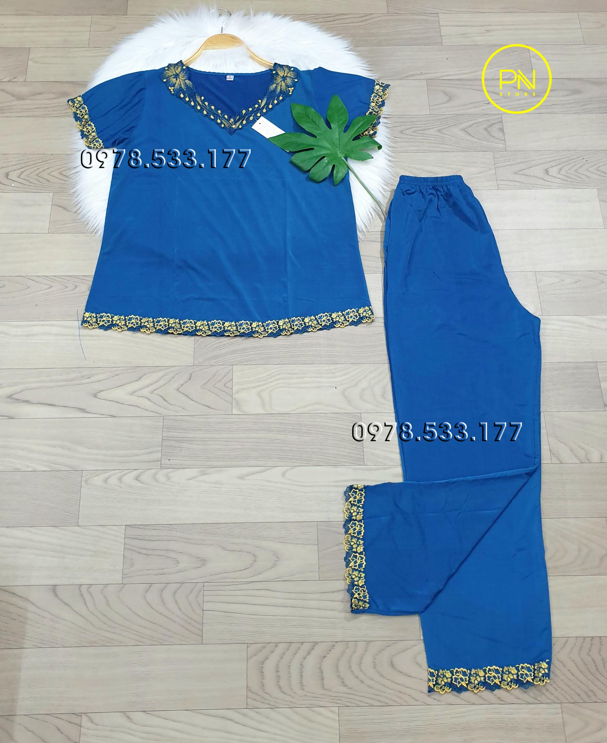 [55-65kg] Đồ bộ trung niên thun lạnh phối ren cao cấp - TLRD5565X26