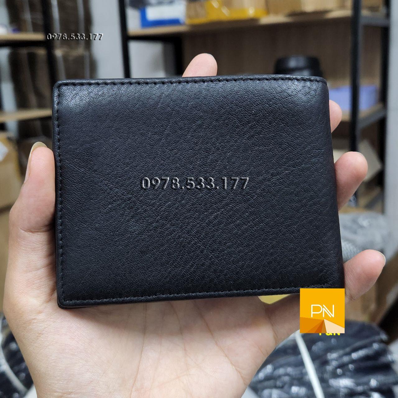 Bóp ví nam da bò Ý cao cấp - PN102110