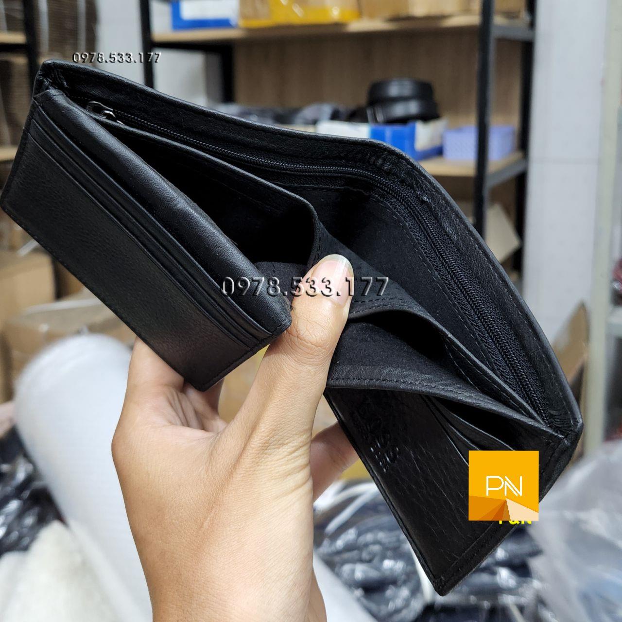 Bóp ví nam da bò Ý cao cấp - PN102110