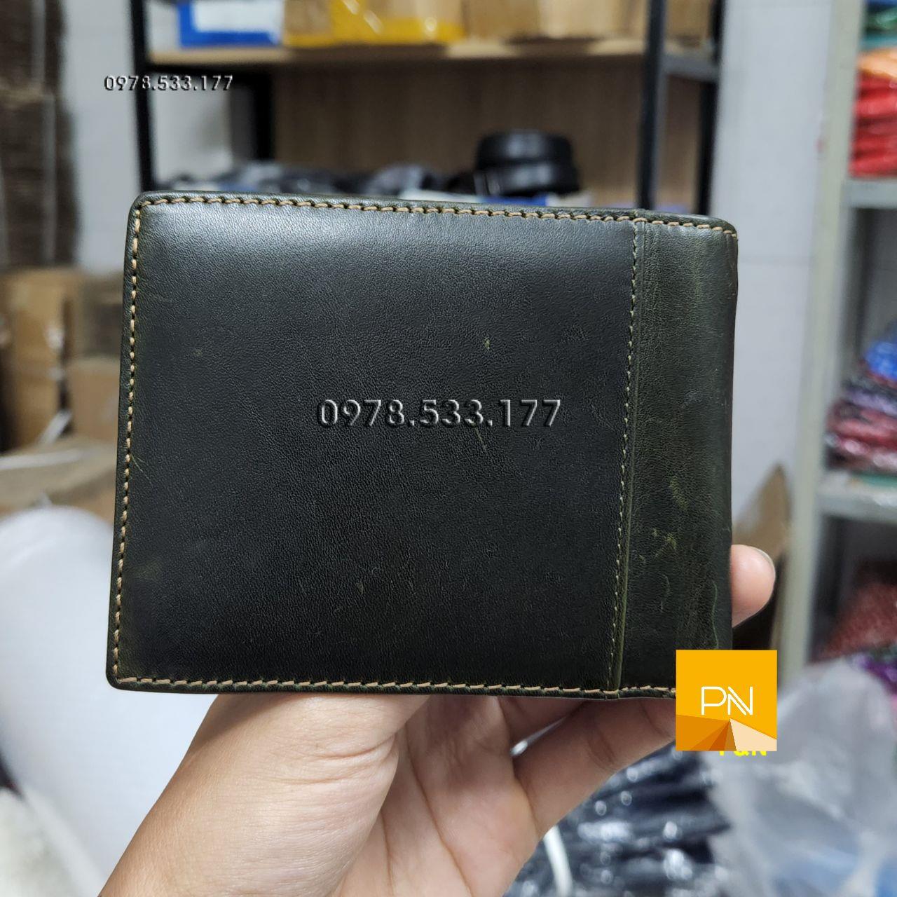 Bóp ví nam da bò Ý cao cấp - PN102113