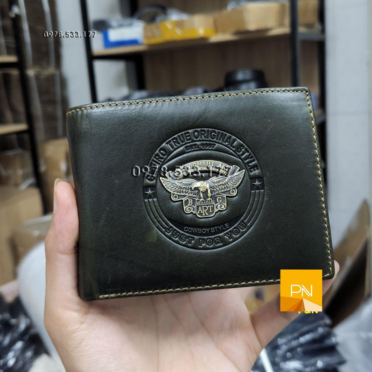 Bóp ví nam da bò Ý cao cấp - PN102113