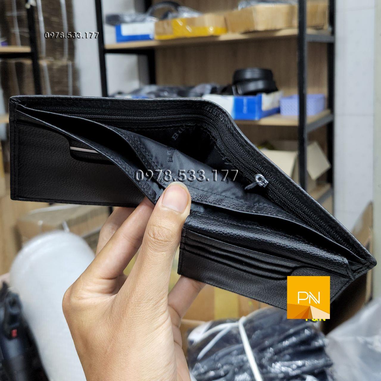 Bóp ví nam da bò Ý cao cấp - PN102114