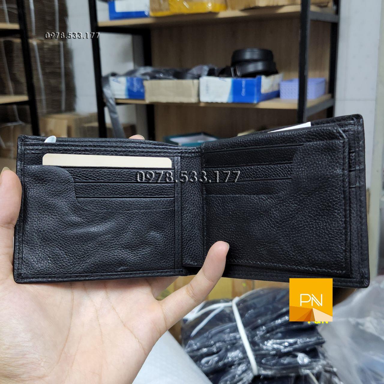 Bóp ví nam da bò Ý cao cấp - PN102115