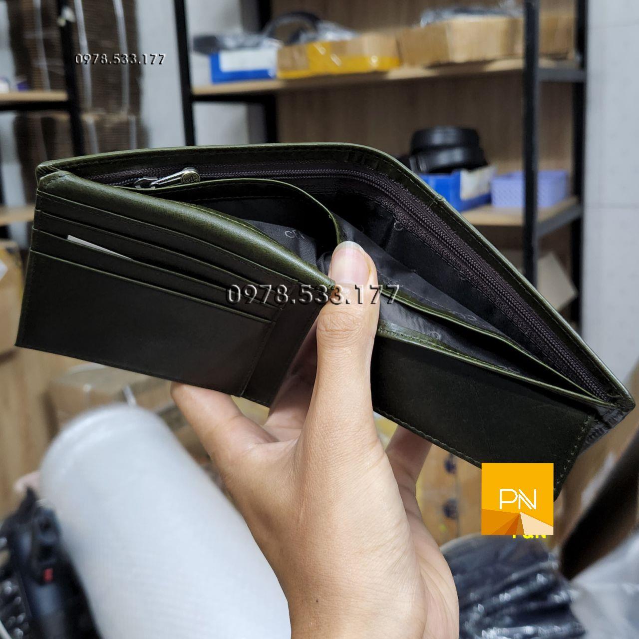 Bóp ví nam da bò Ý cao cấp - PN102117