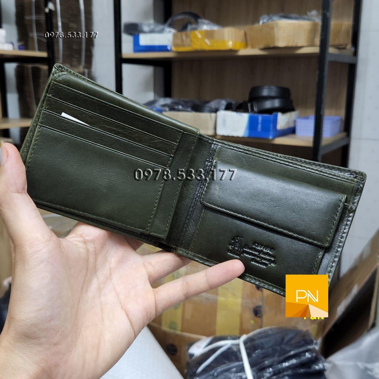 Bóp ví nam da bò Ý cao cấp - PN102117