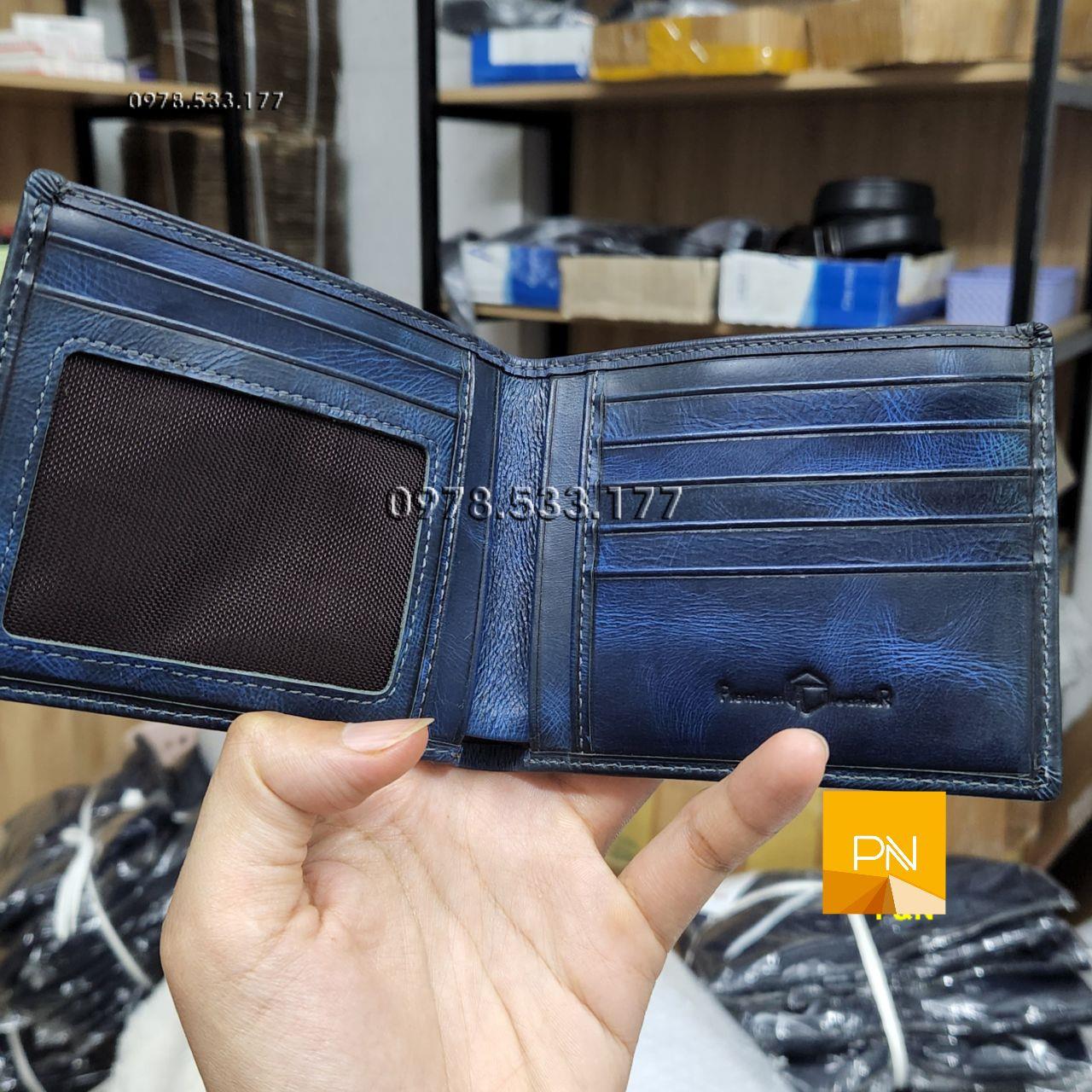 Bóp ví nam ngang da bò Highlight cao cấp - L101964