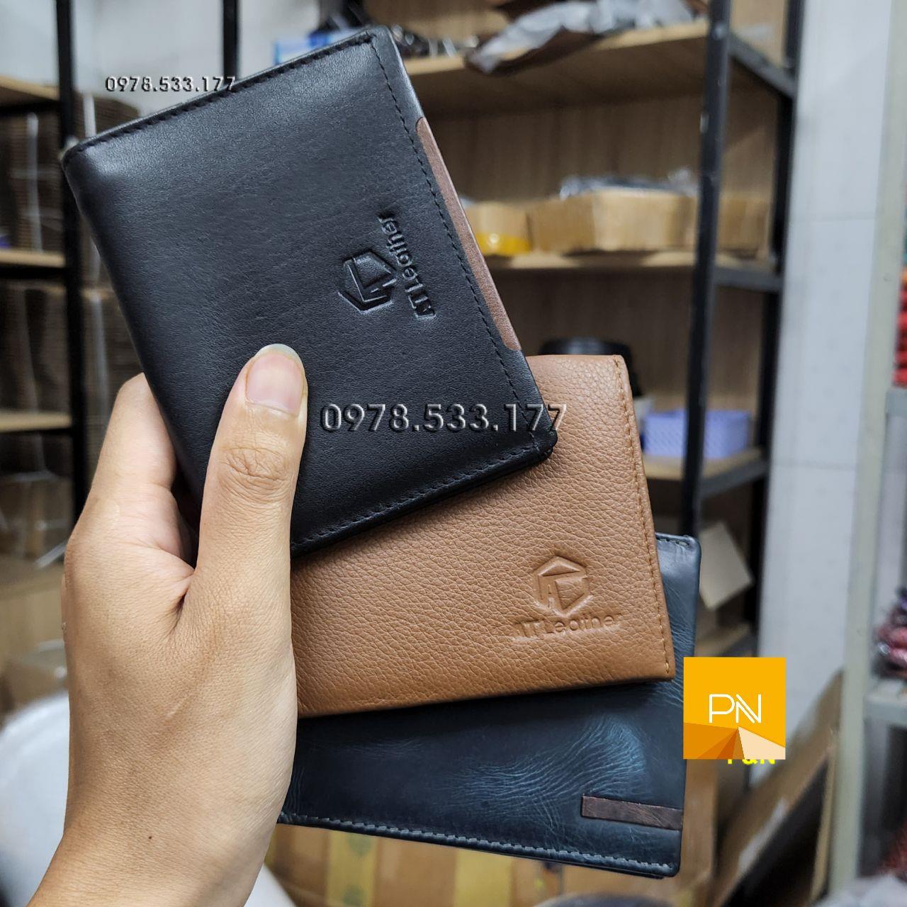 Bóp ví nam ngang da bò Highlight cao cấp - L101964