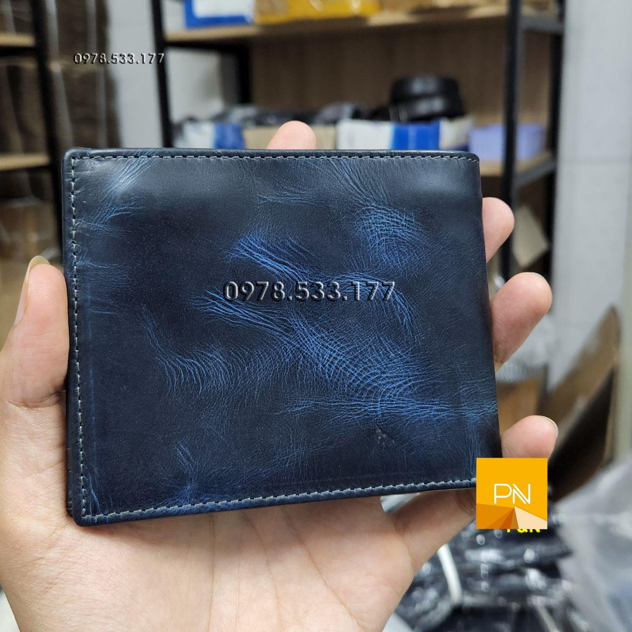 Bóp ví nam ngang da bò Highlight cao cấp - L101964
