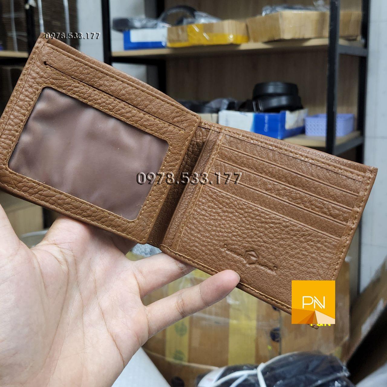 Bóp ví nam ngang da bò thật cao cấp - L101952